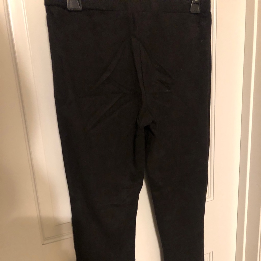 black thin pants
